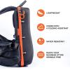 imageBlack Backpack Pro for Men and Women Waterproof AntiTheft Laptop Backpack for Commuting and Travel Lightweight for Running Cycling and Outdoor LifestylesBlackOrange