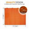 imageactivelife  KONEX Mat Anti Fatigue Floor Mat Kitchen Mat Standing Desk Mat Kitchen Mats for Floor Waterproof and NonSlip Relieve Joint Pain 23 x 19 Orange