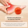 imageactivelife  Spiky Massage Ball Feet Neck and Back Massager Full Body Deep Tissue Muscle Therapy Plantar Fasciitis Foot and Muscle Roller Soft YellowMedium Orange
