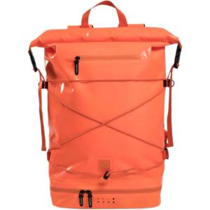 imageSpin Bag Durable Travel Waterproof Backpack for Men and Women Carry On Bag for Sports Work and Travel with Laptop Sleeve Shoe Compartment and Tactical Features 30 Liter GreyOrange