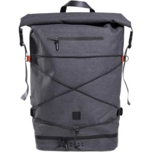 imageSpin Bag Durable Travel Waterproof Backpack for Men and Women Carry On Bag for Sports Work and Travel with Laptop Sleeve Shoe Compartment and Tactical Features 30 Liter GreyGrey