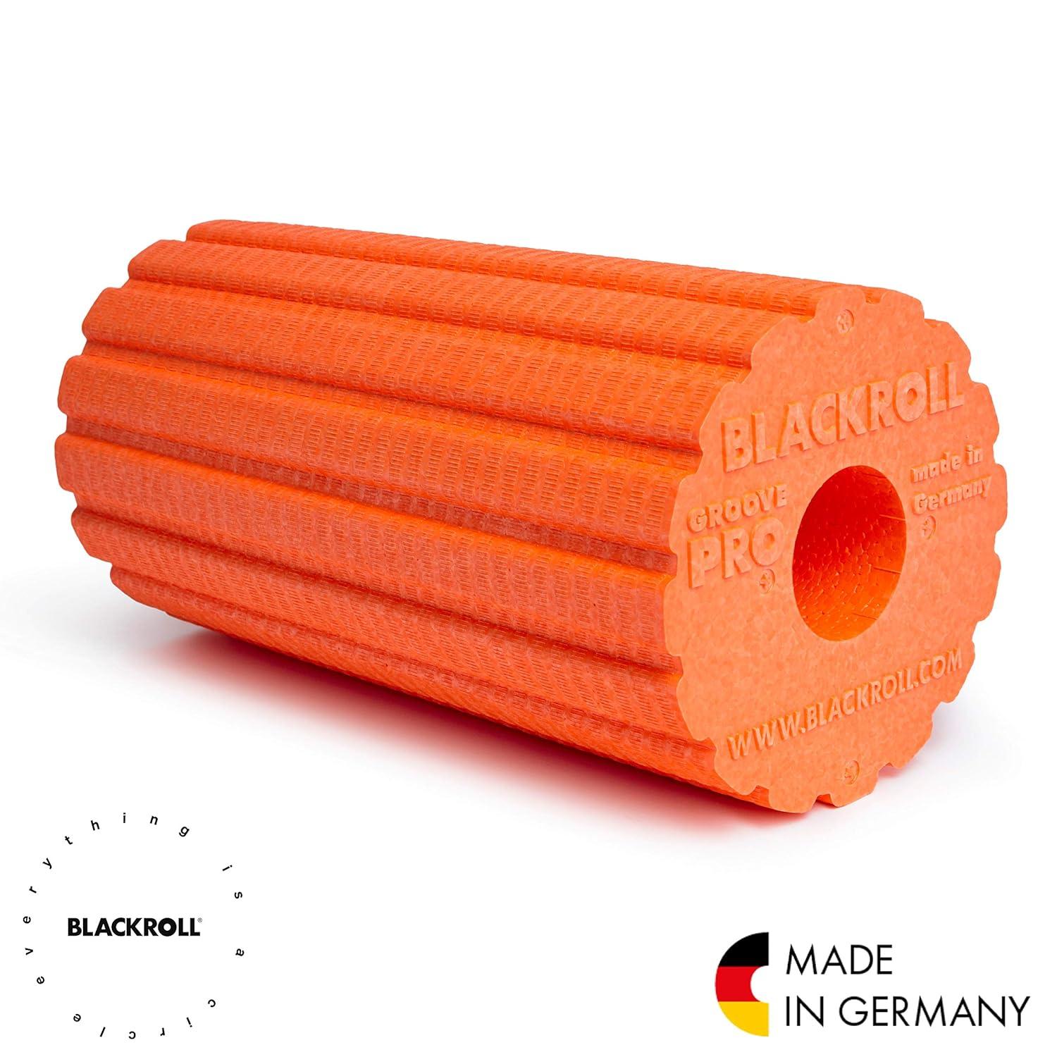 imageBLACKROLL  Groove Pro Foam Roller High Density Foam Roller for Exercise Deep Tissue Massage and Fascia Stimulation Massage Roller for Muscle Recovery Orange
