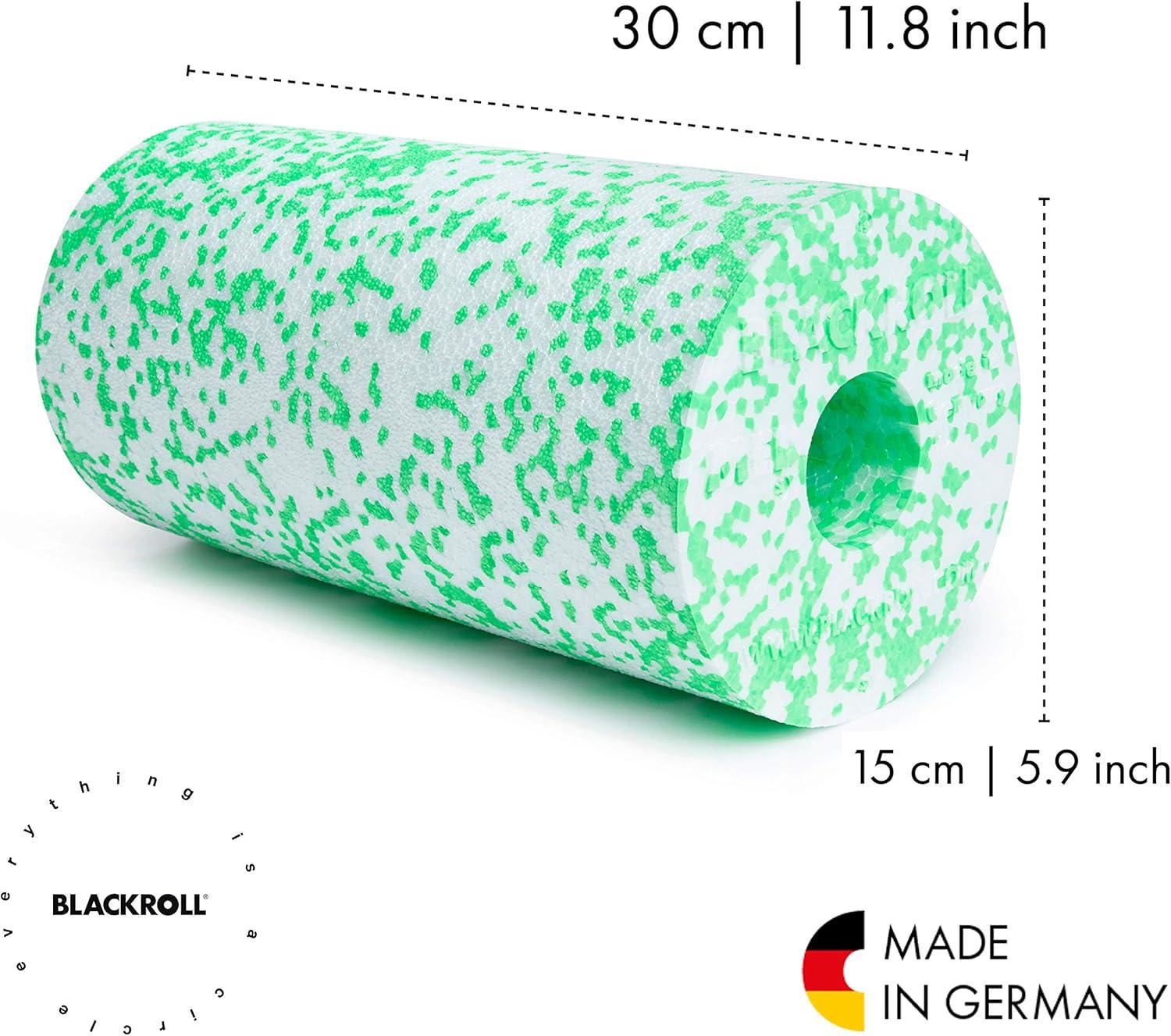 imageBLACKROLL  MED or MED 45 Foam Roller Ideal for Myofascial Trigger Point Release and Back Massage for Yoga Exercise Pilates and Home Gym Workouts and Muscle Recovery WhiteGreenWhiteGreen