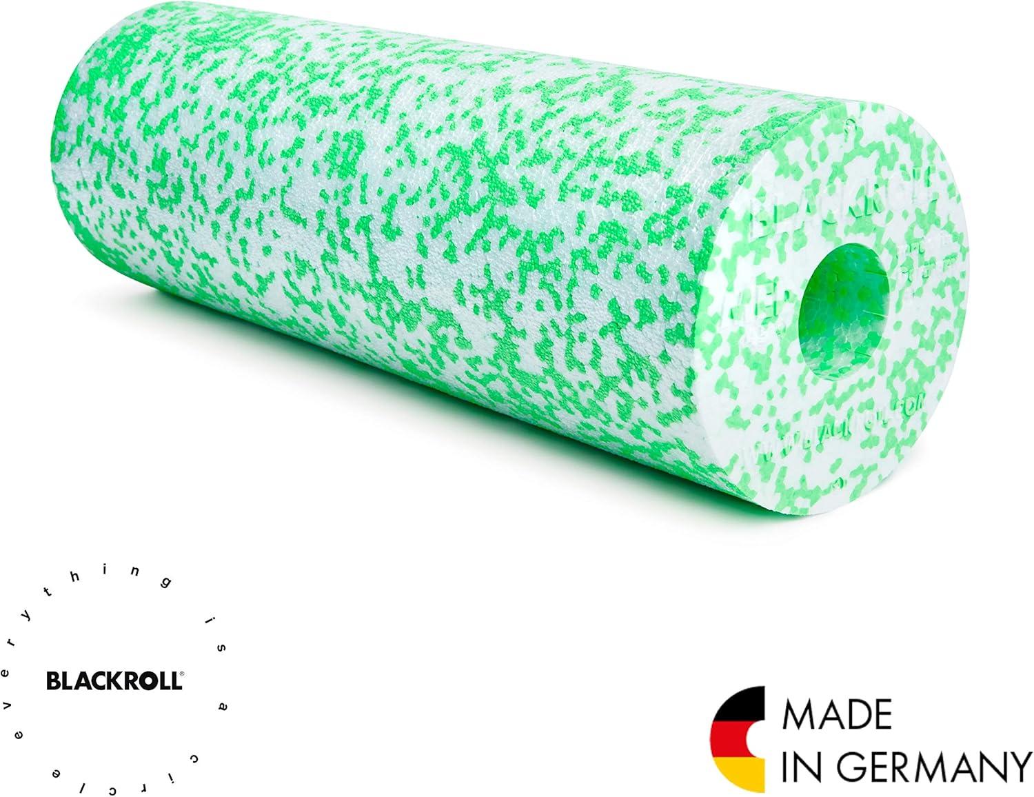 imageBLACKROLL  MED or MED 45 Foam Roller Ideal for Myofascial Trigger Point Release and Back Massage for Yoga Exercise Pilates and Home Gym Workouts and Muscle Recovery WhiteGreenWhiteGreen