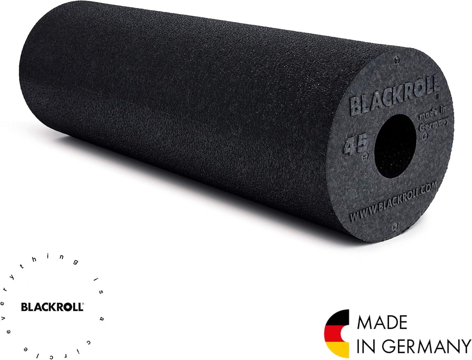 imageBLACKROLL  MED or MED 45 Foam Roller Ideal for Myofascial Trigger Point Release and Back Massage for Yoga Exercise Pilates and Home Gym Workouts and Muscle Recovery WhiteGreenBlack