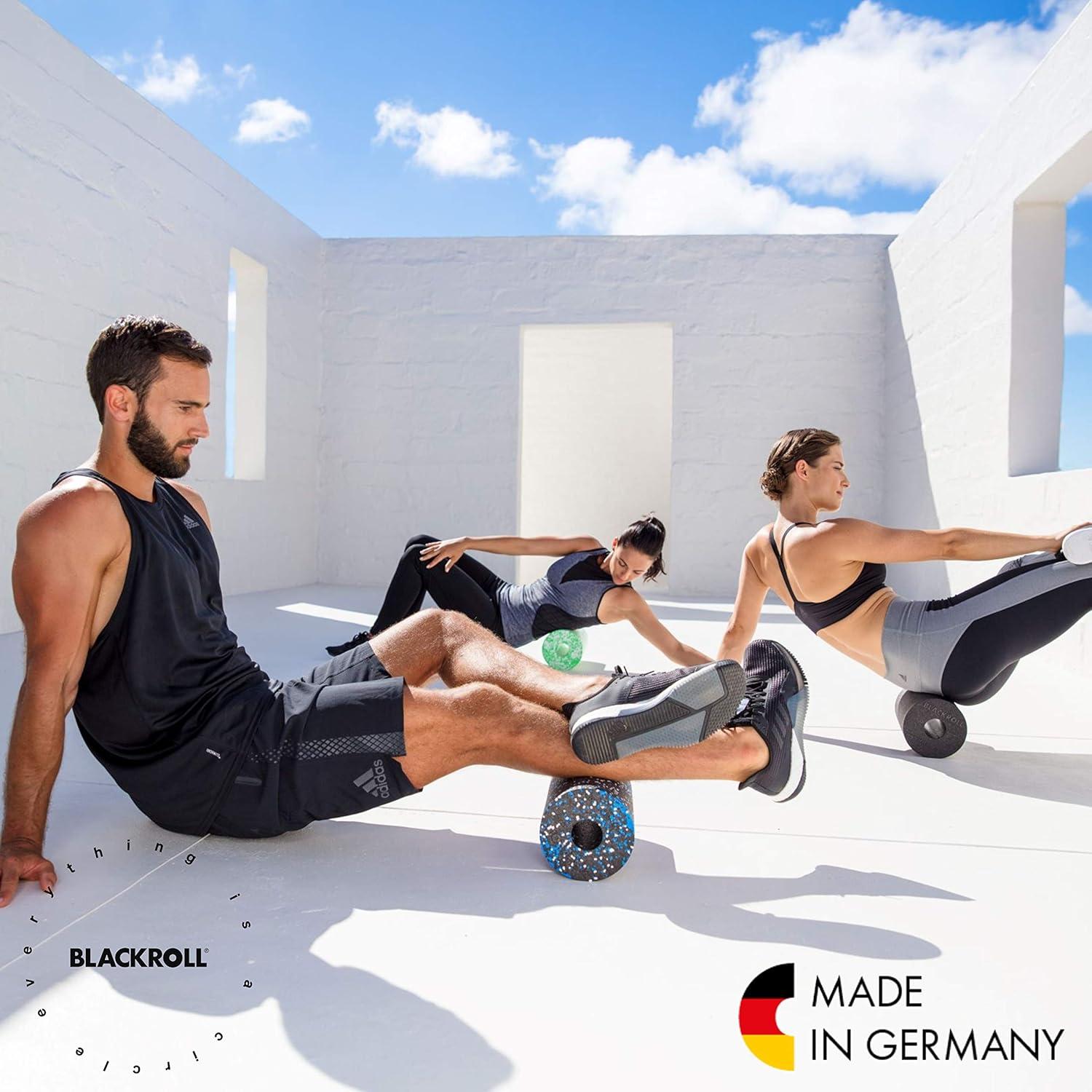 imageBLACKROLL  MED or MED 45 Foam Roller Ideal for Myofascial Trigger Point Release and Back Massage for Yoga Exercise Pilates and Home Gym Workouts and Muscle Recovery WhiteGreenWhiteGreen