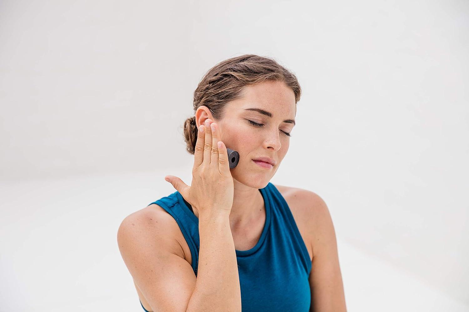 imageBLACKROLL  Micro Foam Roller Small Deep Tissue Massage Tool for Feet Hands and Arms Use for Travel Exercise and Muscle Recovery and Plantar Fasciitis Relief 6cm 23quot x 3cm 12quotBlack