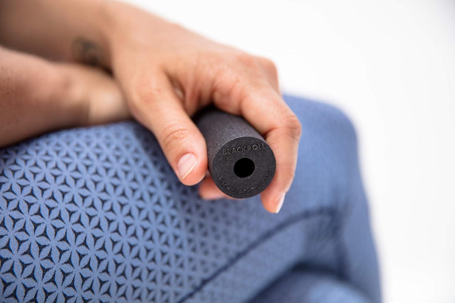 imageBLACKROLL  Micro Foam Roller Small Deep Tissue Massage Tool for Feet Hands and Arms Use for Travel Exercise and Muscle Recovery and Plantar Fasciitis Relief 6cm 23quot x 3cm 12quotOrange