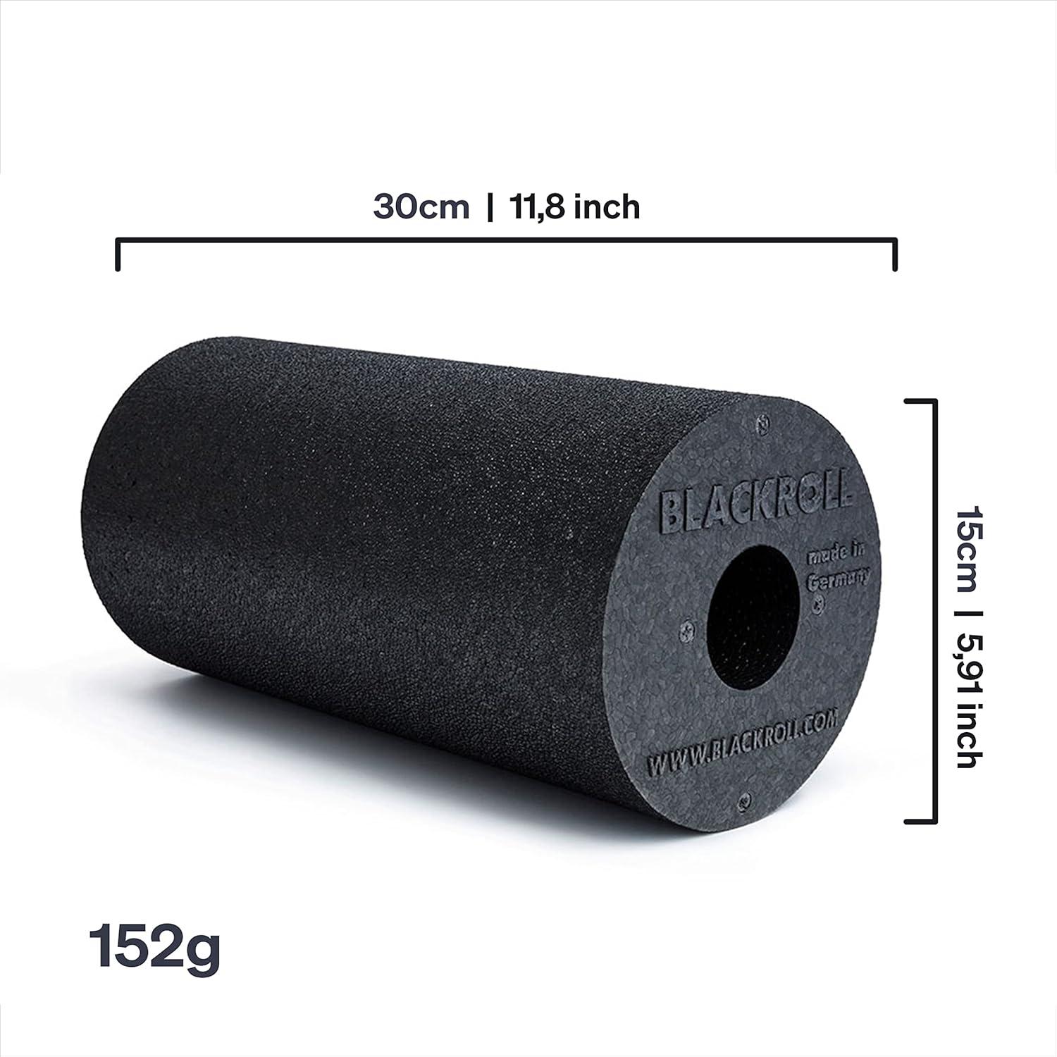 imageBLACKROLL  Standard Foam Roller  Myofascial Trigger Point Release Back Massage Perfect for Yoga Home Workouts Muscle Recovery BlackBlack
