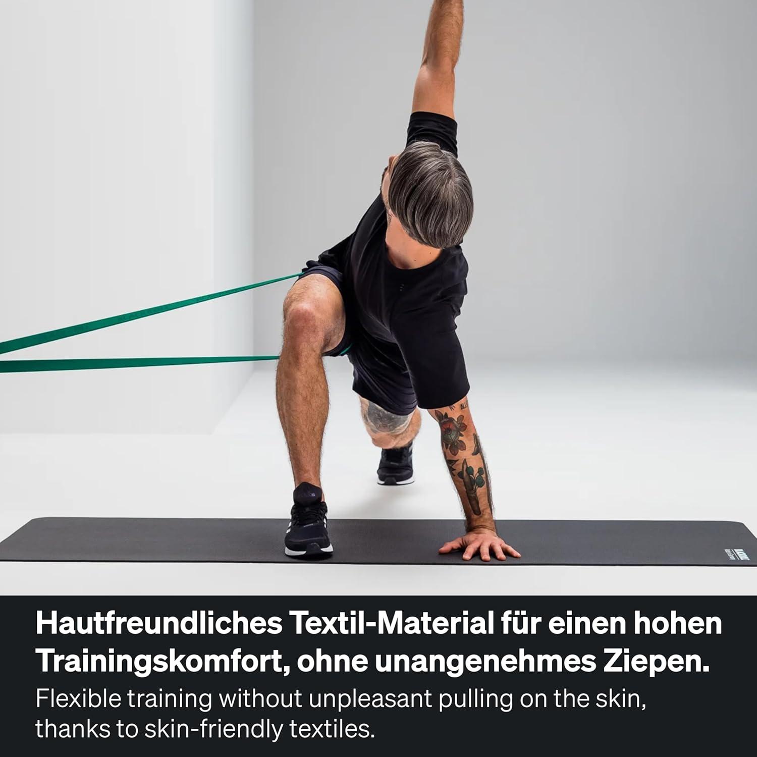 imageBLACKROLL  Super Band Set Long Bands for Working Out Resistance Bands for Legs and Glutes Workout Bands for Stretching and Exercise Booty Bands for Home Gym EquipmentBlue