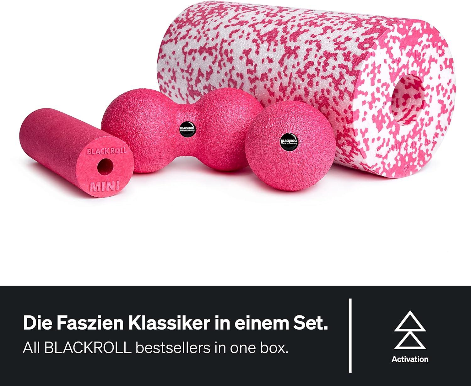 imageBLACKROLL Med Foam Roller BlackBox Set Massage Balls for Shoulders Trigger Point Muscle Knots Myofascial Release Muscle Strengthening ampamp Recovery Kit Muscle Recovery Pressure and Pain Relief
