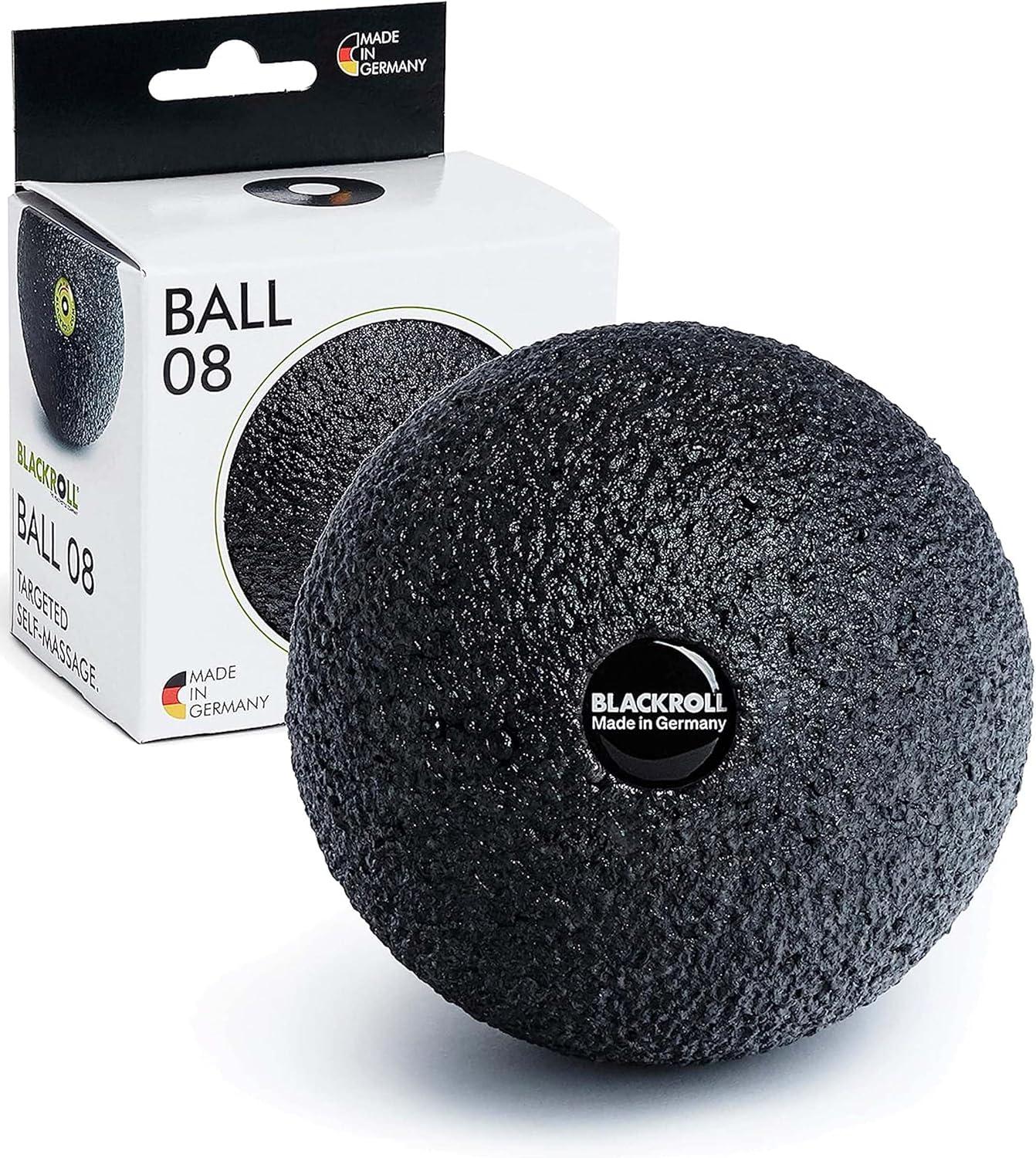 imageBlackroll  Trigger Point Ball 08 for Exercise and Muscle Recovery Deep Tissue Massager for Myofascial Release in The Shoulders Neck and Back Ideal Plantar Fasciitis Relief Tool 31 PinkYellow