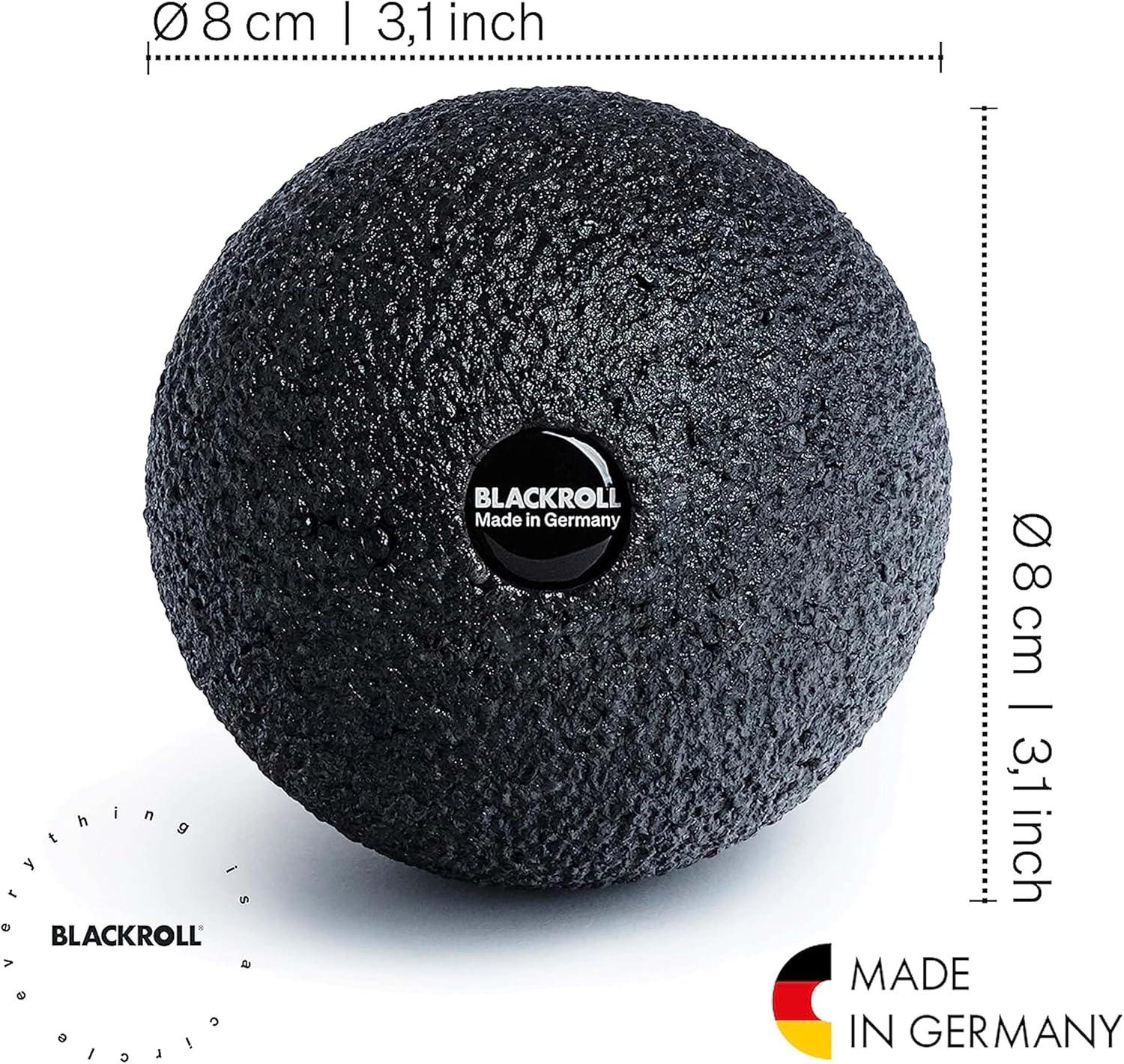 imageBlackroll  Trigger Point Ball 08 for Exercise and Muscle Recovery Deep Tissue Massager for Myofascial Release in The Shoulders Neck and Back Ideal Plantar Fasciitis Relief Tool 31 PinkOrange