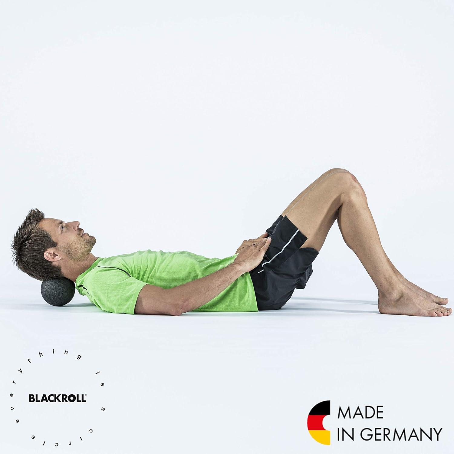 imageBlackroll  Trigger Point Ball 12 for Exercise and Muscle Recovery Deep Tissue Massager for Myofascial Release in The Shoulders Neck and Back 12cm 47quot Black47