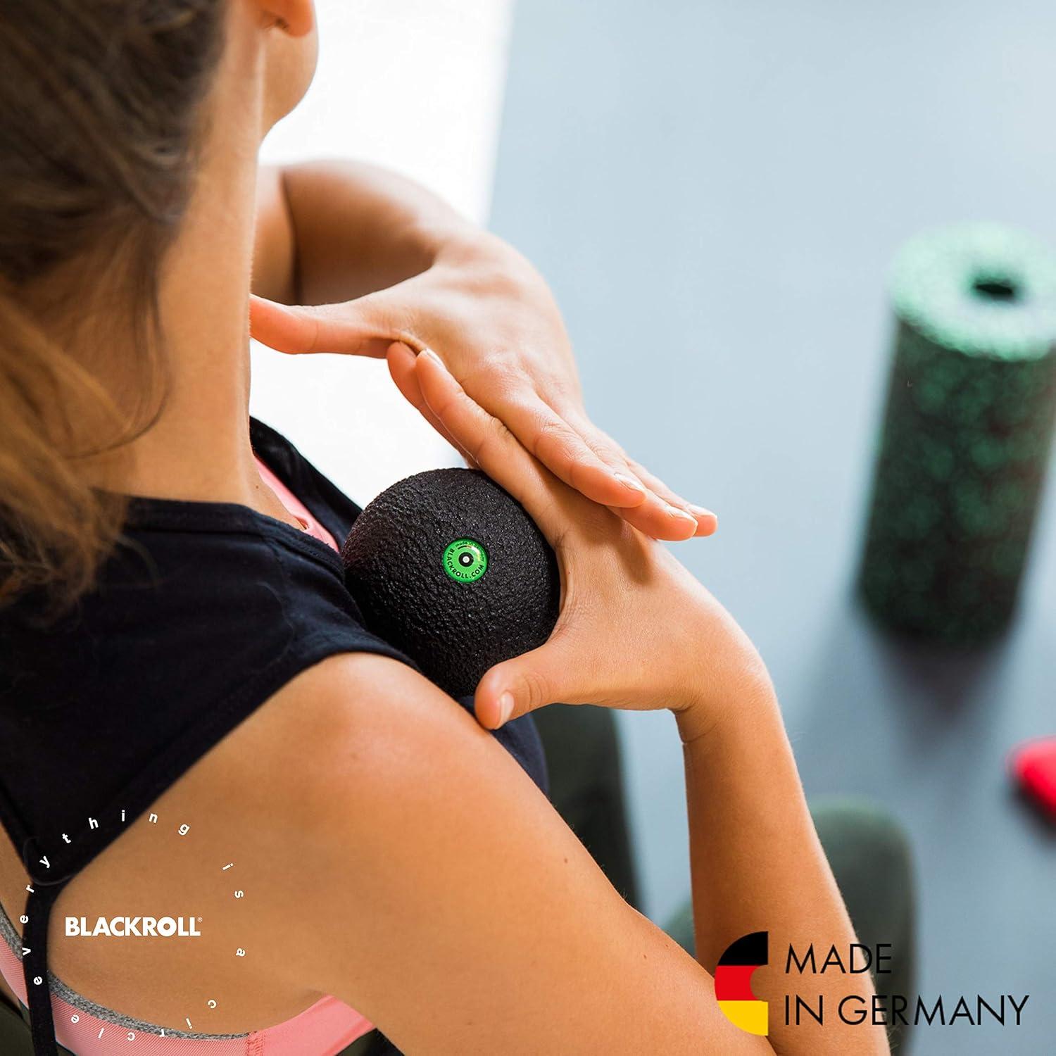 imageBlackroll  Trigger Point Ball 12 for Exercise and Muscle Recovery Deep Tissue Massager for Myofascial Release in The Shoulders Neck and Back 12cm 47quot Black32