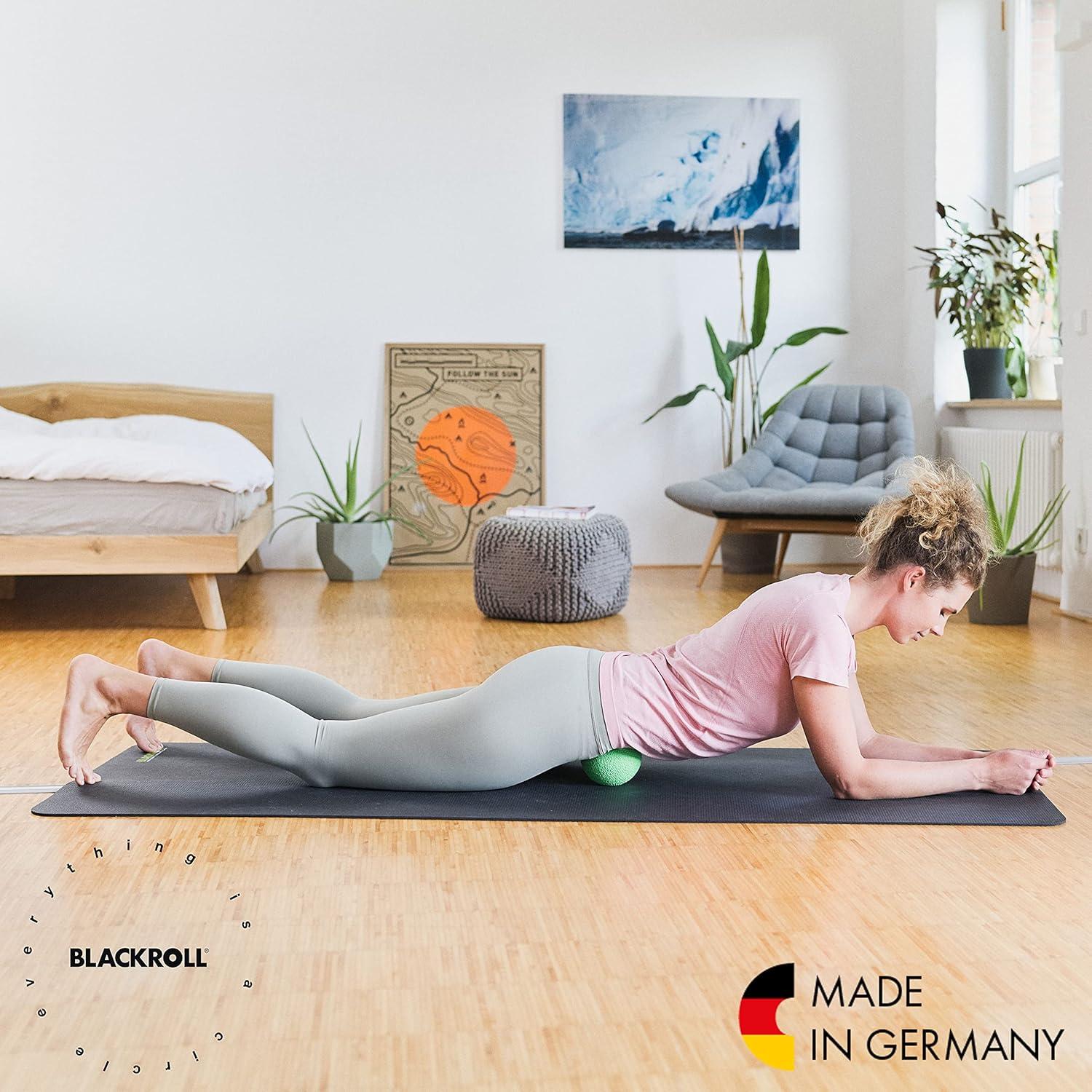 imageBlackroll  Trigger Point Ball 12 for Exercise and Muscle Recovery Deep Tissue Massager for Myofascial Release in The Shoulders Neck and Back 12cm 47quot Black47