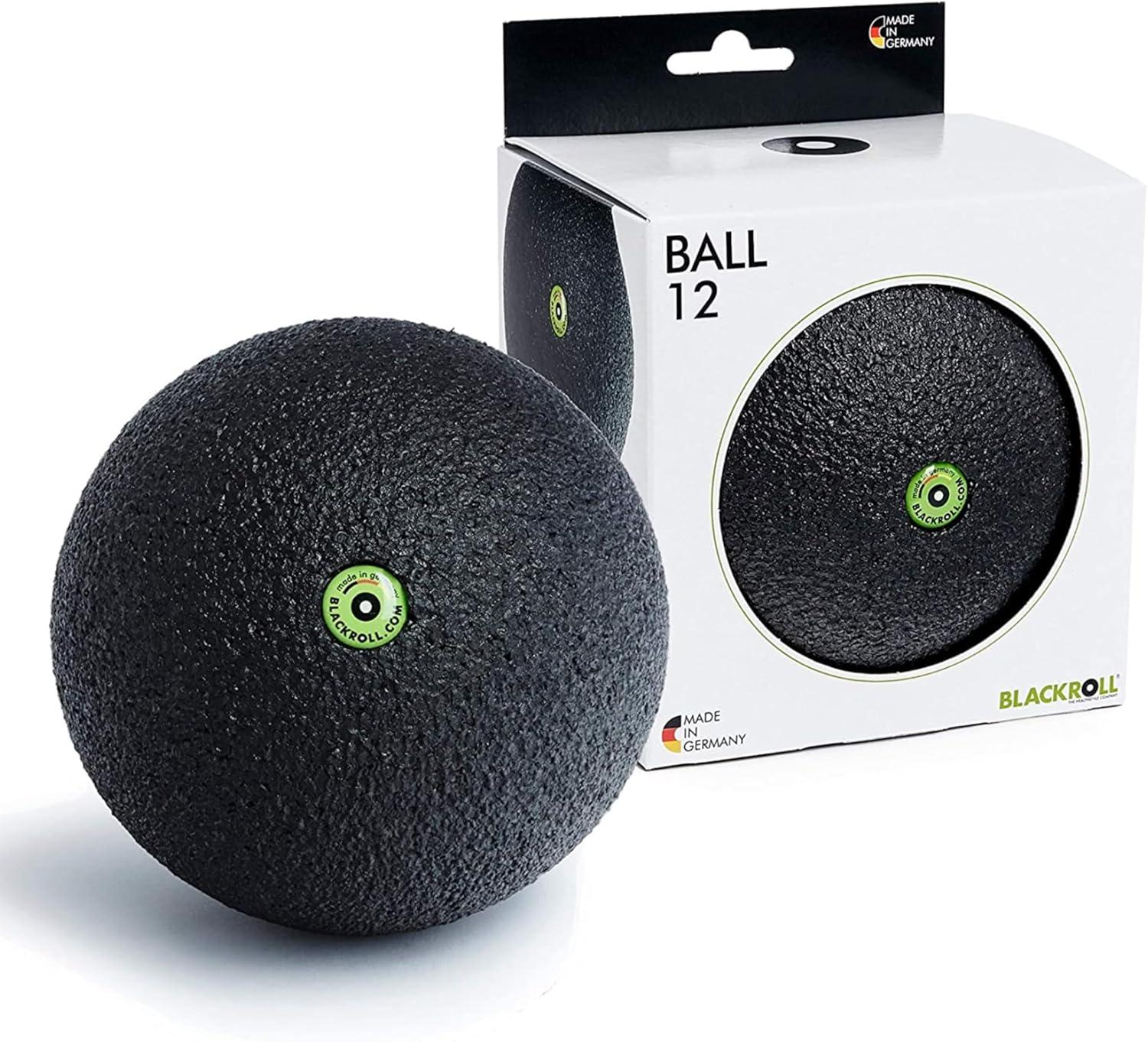 imageBlackroll  Trigger Point Ball for Exercise and Muscle Recovery Deep Tissue Massager for Myofascial Release in The Shoulders Neck and Back Ideal Plantar Fasciitis Relief Tool 47quot YellowOrange