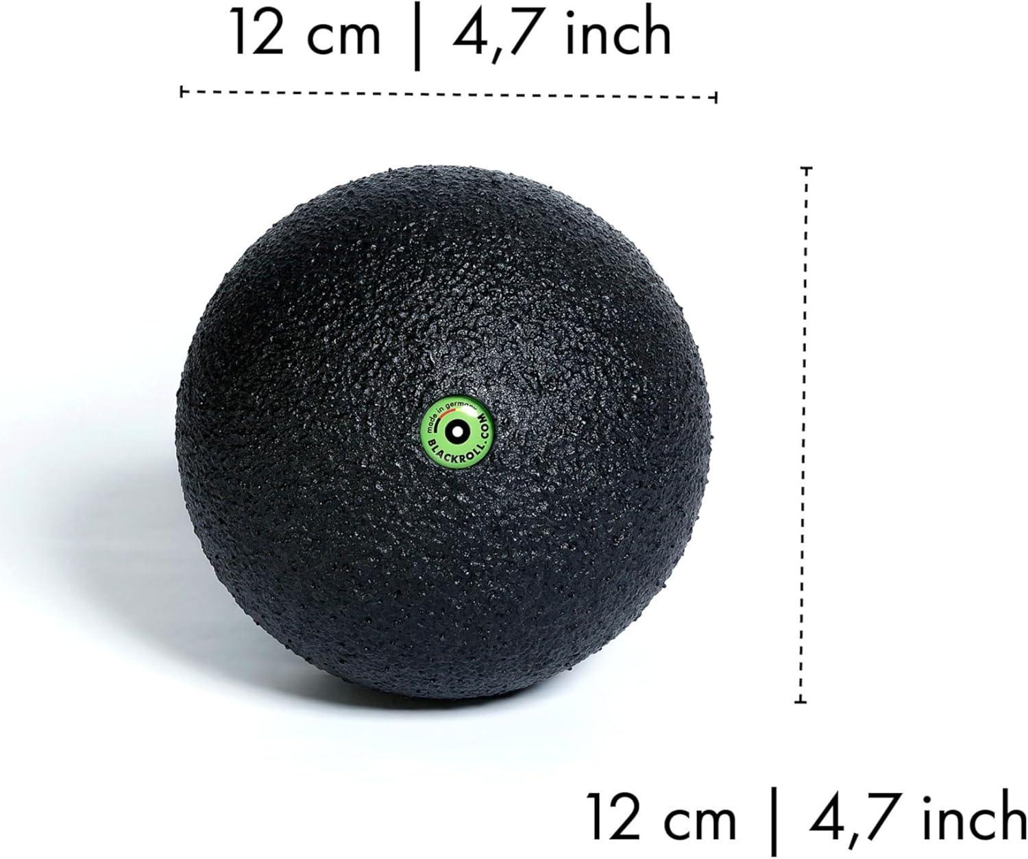 imageBlackroll  Trigger Point Ball for Exercise and Muscle Recovery Deep Tissue Massager for Myofascial Release in The Shoulders Neck and Back Ideal Plantar Fasciitis Relief Tool 47quot YellowYellow