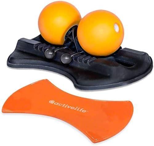 imageactivelife  HighBaller Max Twin Ball Massager Adjustable Double Lacrosse Ball for Deep Tissue Massage Trigger Point Therapy and Myofascial Release