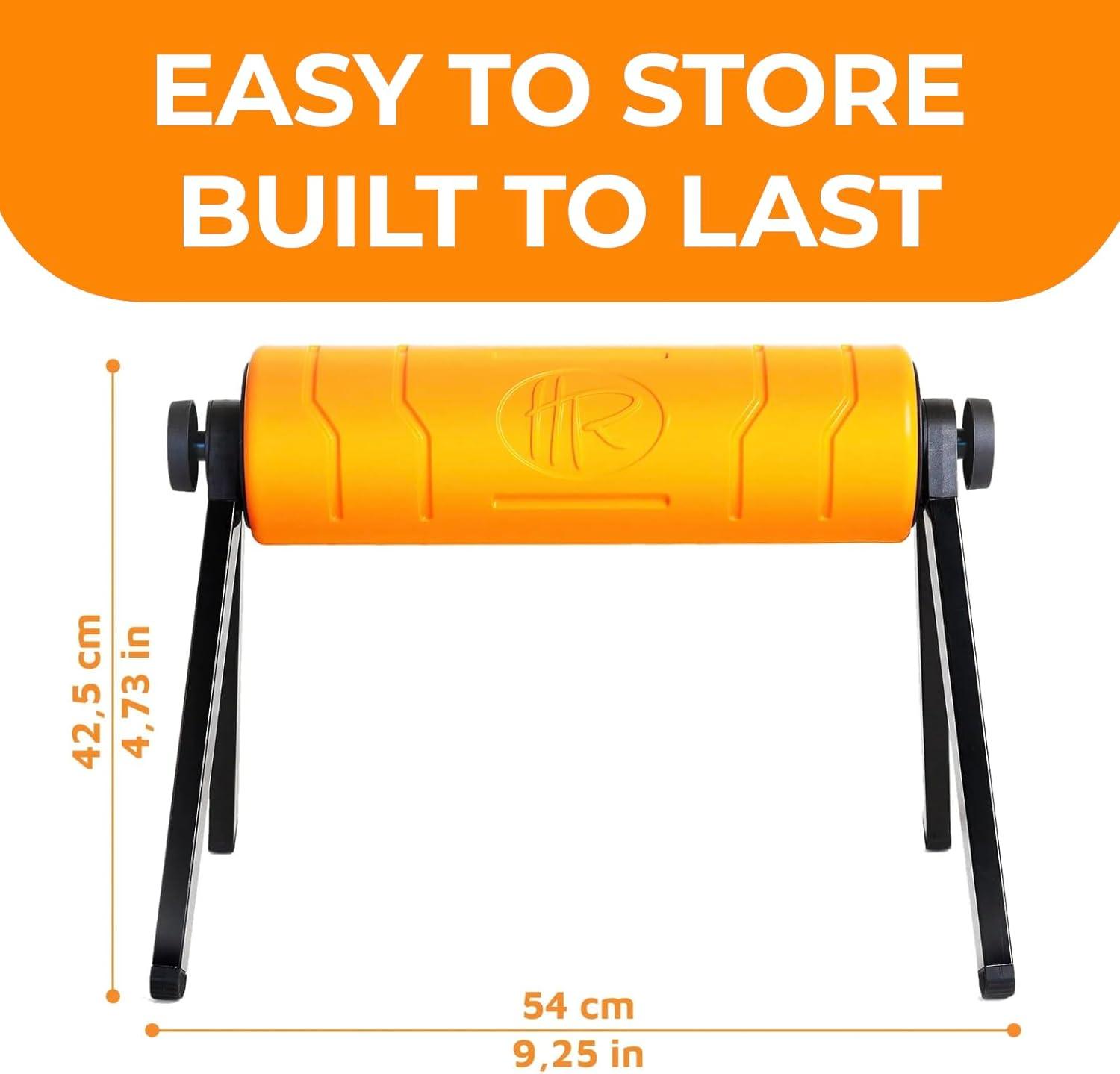 imageactivelife  HighRoller Ergonomic and Elevated Foam Roller Muscle Roller For Physical Therapy and Exercise Deep Tissue Muscle Massage Leg Massager and Foam Roller for Back