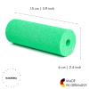 imageBLACKROLL  Mini Foam Roller Massage Tool for Feet Hands and Arms Ideal for Travel Size and Targeted Myofascial Release for Exercise Massage and Muscle Recovery 6quot x 2quot AzureGreen