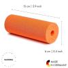 imageBLACKROLL  Mini Foam Roller Massage Tool for Feet Hands and Arms Ideal for Travel Size and Targeted Myofascial Release for Exercise Massage and Muscle Recovery 6quot x 2quot AzureOrange