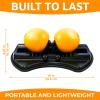 imageactivelife  HighBaller Max Twin Ball Massager Adjustable Double Lacrosse Ball for Deep Tissue Massage Trigger Point Therapy and Myofascial Release