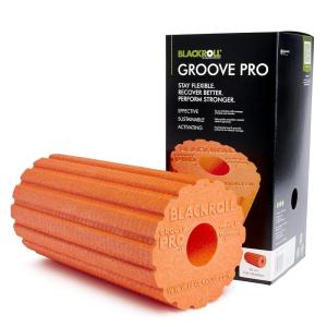 imageBLACKROLL  Groove Pro Foam Roller High Density Foam Roller for Exercise Deep Tissue Massage and Fascia Stimulation Massage Roller for Muscle Recovery Orange
