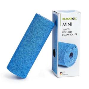 imageBLACKROLL  Mini Foam Roller Massage Tool for Feet Hands and Arms Ideal for Travel Size and Targeted Myofascial Release for Exercise Massage and Muscle Recovery 6quot x 2quot AzureAzure